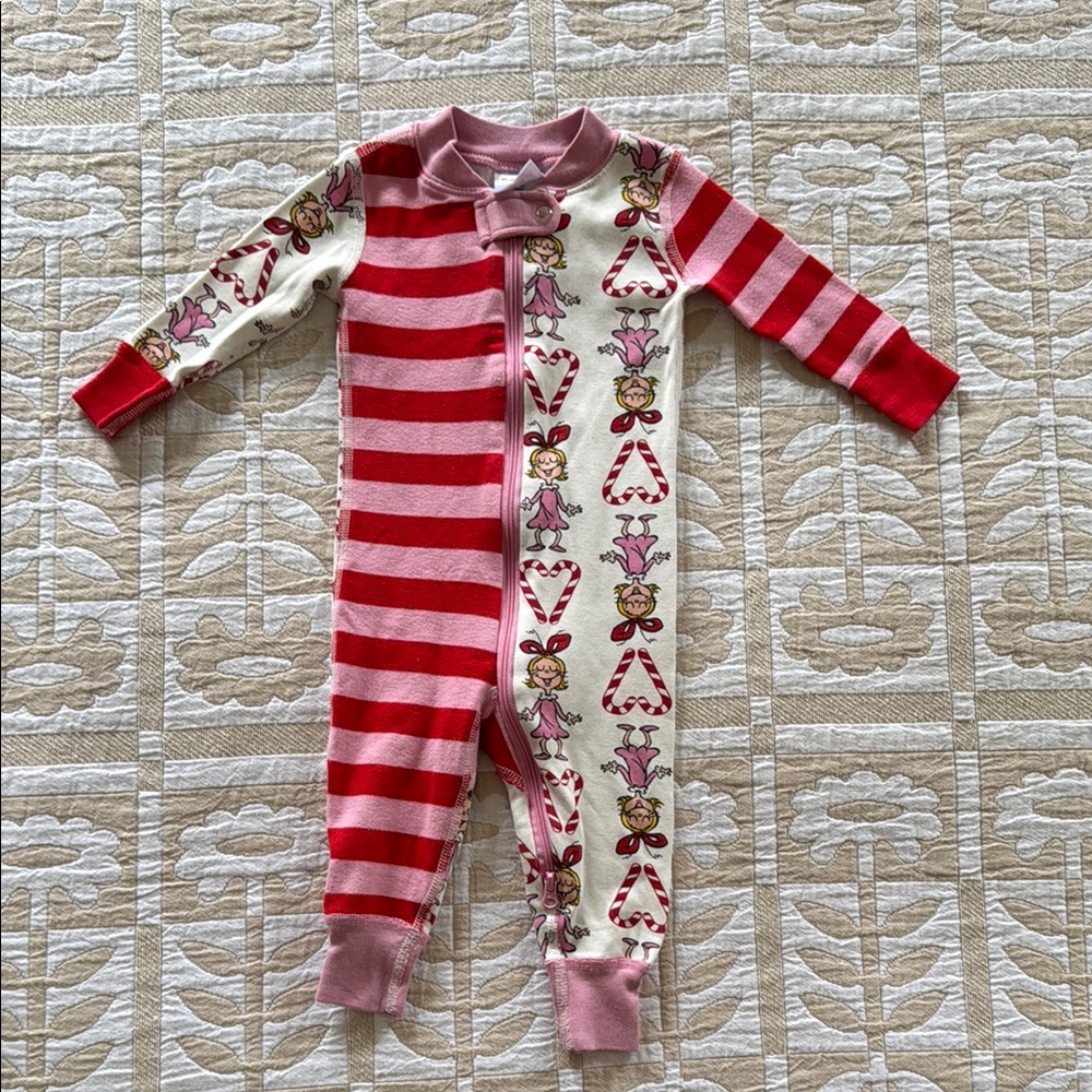 Hanna Andersson Cindy Lou Who Grinch Onepiece Jammies
